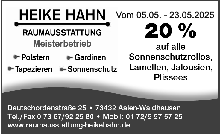 Anzeige 2025
